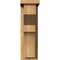 Ekena Millwork Monterey Smooth Corbel w/Backplate, Western Red Cedar, 5 1/2"W x 10"D x 18"H COR06X10X18MON01SWR - alternate 2